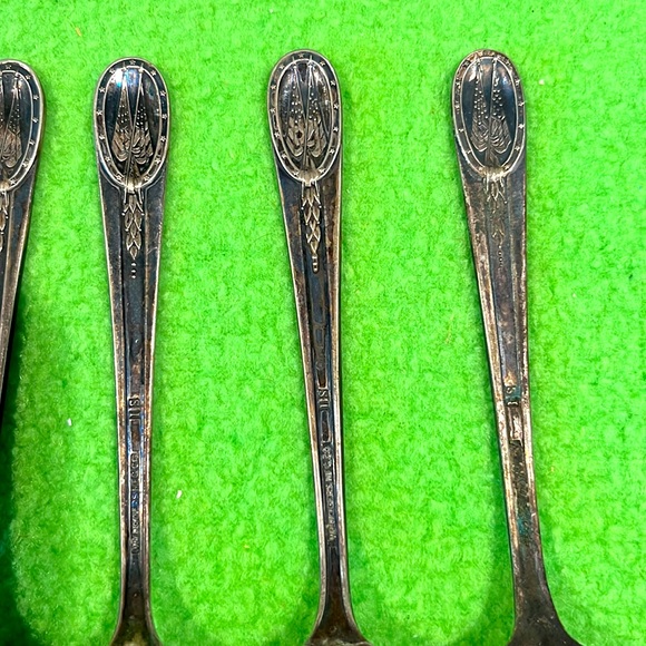 Vintage Wm Rogers President Spoons Lot of 6 (#1) - Picture 7 of 10
